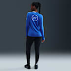 FC Chelsea Strike Third Nike Dri-FIT Total 90 Fußballoberteil aus Strickmaterial mit Rundhalsausschnitt (Damen)