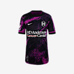 Houston Dash 2025 Stadium Away Big Kids' Nike Dri-FIT NWSL Replica Jersey