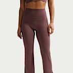 Nike Zenvy Women's High-Waisted Flared Leggings with No Front Seam