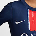 Fotbollströja Paris Saint-Germain 2024/25 Stadium (hemmaställ) Nike Dri-FIT Replica för ungdom
