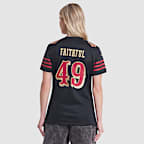 Jersey Nike de la NFL Game para mujer The Faithful San Francisco 49ers Rivalries Collection