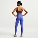 Damskie legginsy o pełnej długości z wysokim stanem bez przedniego szwu Nike Universa