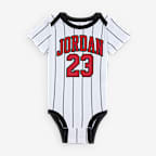 Conjunto de 3 piezas con sudadera con gorro estilo jersey 23 de cierre completo para bebé (de 3 a 6 meses) Jordan