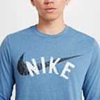 Nike Men's Dri-FIT Long-Sleeve Fitness T-Shirt