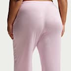 Pantalones de dobladillo abierto ligeros de tiro medio para mujer Nike Sportswear Chill Knit (talla grande)