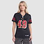 Jersey Nike de la NFL Game para mujer The Faithful San Francisco 49ers Rivalries Collection