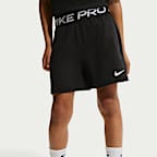 Shorts de tejido Fleece Dri-FIT para niño talla grande Nike Pro