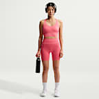 나이키 프로 심리스 여성 드라이 핏 크롭 탱크 탑