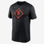 Playera Nike Dri-FIT de la MLB para hombre San Francisco Giants Icon Legend - Negro