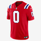 Christian Gonzalez New England Patriots Men's Nike Dri-FIT NFL Limited Jersey - Red