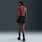 Playera de manga larga slim cropped para mujer Nike Sportswear Chill Knit