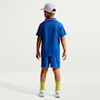 Nike Sportswear Little Kids' Victory Lap 2-Piece Mesh Shorts Set