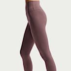 Nike Zenvy Women's High-Waisted Full-Length Leggings with No Front Seam