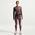 나이키 스위프트 여성 드라이 핏 UV 긴팔 크루넥 러닝 탑