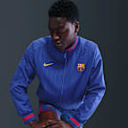 FC Barcelona Strike Home Men's Nike Dri-FIT Soccer Anthem Jacket