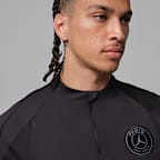 4e haut d'entraînement de foot Jordan Dri-FIT Paris Saint-Germain Strike pour homme
