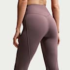 Nike Universa Women's High-Waisted 7/8 Leggings with No Front Seam