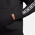 Nike Club Fleece mintás, kapucnis férfi tréningruha