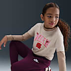 Nike Sportswear Club Fleece Big Kids' (Girls') High-Waisted Fitted Pants