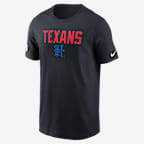 Houston Texans Alt Onside Conversion Men's Nike Dri-FIT NFL T-Shirt - Blue