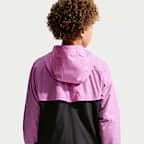 Chamarra Repel con gorro para niños talla grande Nike Sportswear Windrunner