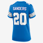 Barry Sanders Detroit Lions Women's Nike NFL Game Football Jersey