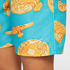 Shorts de vóleibol con forro interior de 13 cm para niños talla pequeña Nike Swim Breaker