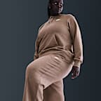 Nike Sportswear Club Fleece Women's Mid-Rise Wide-Leg Sweatpants (Plus Size)