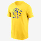 Los Angeles Rams Faded Essential Men's Nike NFL T-Shirt - Gold