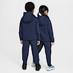 Conjunto de 2 piezas de sudadera de cierre completo Tech Fleece para niños talla pequeña Nike Sportswear