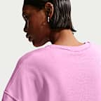 Sudadera de cuello redondo de French Terry oversized para mujer Nike Sportswear Chill Terry