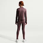 Nike Pro Big Kids' (Girls') Dri-FIT Half-Zip Long Sleeve