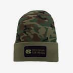 UNC Nike College Beanie - Camo Green