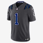Jersey Nike Dri-FIT de la NFL Limited para hombre Ahmad Sauce Gardner Indianapolis Colts Rivalries Collection - Antracita