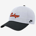 Oklahoma State Nike College Campus Cap - White