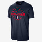 Playera de entrenamiento Nike de la NBA para hombre LA Clippers