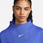 Nike Sportswear Phoenix Fleece Women's Over-Oversized Mock-Neck 3/4-Sleeve Sweatshirt