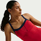 Traje de baño de una pieza con espalda en V para mujer Nike Swim