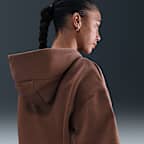 Sudadera con gorro con cierre completo de tejido Fleece oversized para mujer Nike Sportswear Phoenix