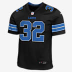 Jersey Nike de la NFL Game para niños talla grande Brian Branch Detroit Lions - Negro