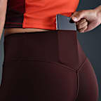 Leggings de cintura alta sin costura delantera de 7/8 para mujer Nike Universa