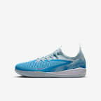 Nike Jr. Phantom 6 Low Academy 'Erling Haaland' Older Kids' Indoor/Court Football Shoe - Baltic Blue/Glacier Blue/Blue Eclipse