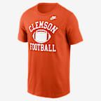 Clemson Legacy Football Icon Men's Nike College T-Shirt - Orange