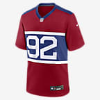 Michael Strahan New York Giants Men's Nike NFL Game Jersey - Red