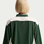 나이키 스포츠웨어 여성 오버사이즈 버튼 다운 저지 탑