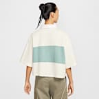 ナイキ スポーツウェア ウィメンズ オーバーサイズド ショートスリーブ ポロ トップ