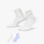 Nike Everyday Elevated Ankle Socks (2 Pairs) - Multi-Color