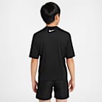 Nike Swim Hydroguard Older Kids' (Boys') Dri-FIT Short-Sleeve Top