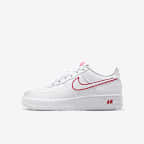 White/University Red