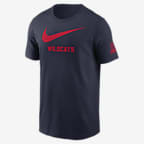 Arizona Wildcats Campus Mascot Men's Nike College T-Shirt - Navy